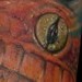Tattoos - Full Colour Snake Head - 53055